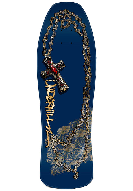 Ray Underhill Chain & Cross navy/gold-foil Vorderansicht