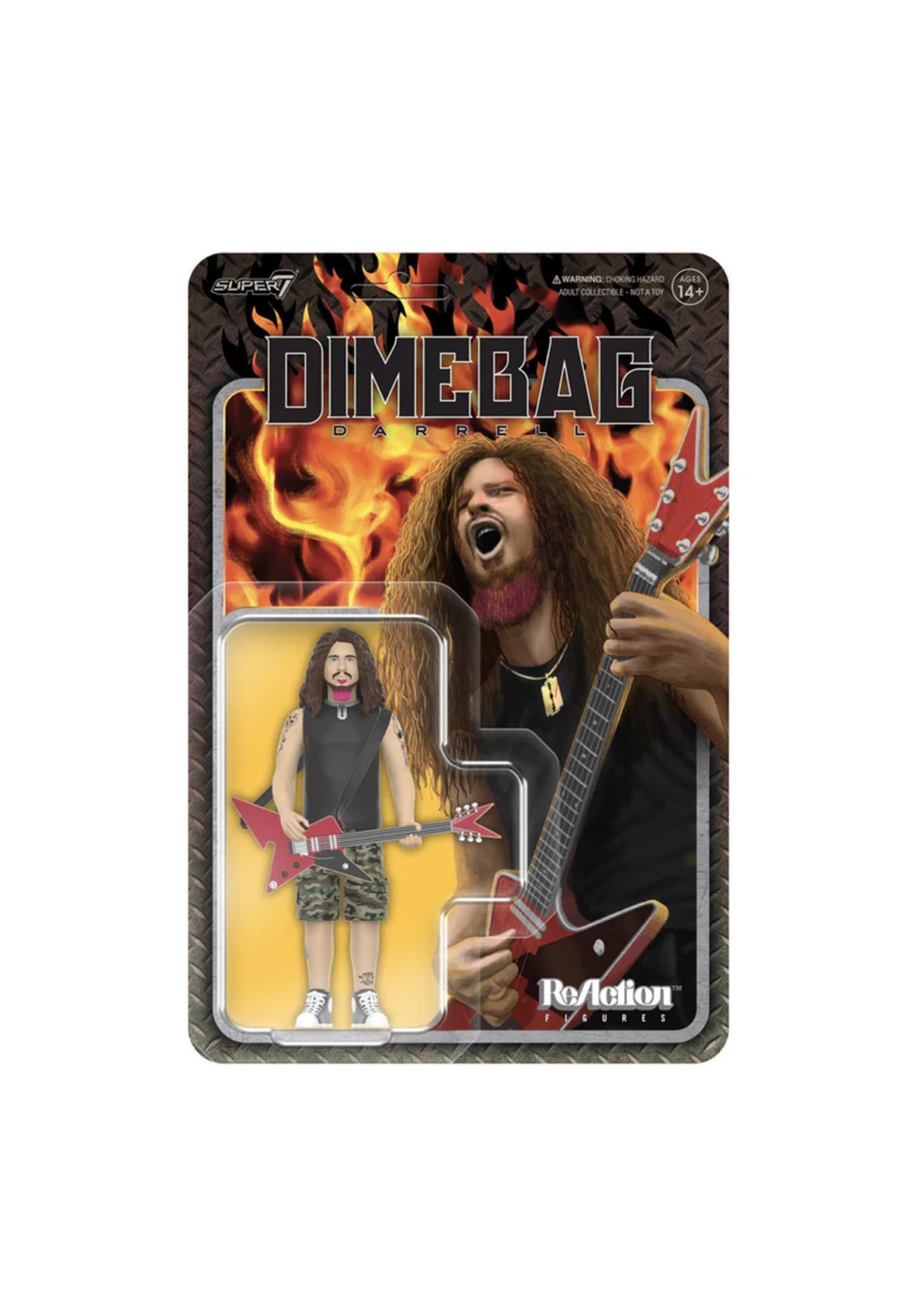 Dimebag Darrell ReAction Figures Wave 01 - Culprit multicolored Vorderansicht