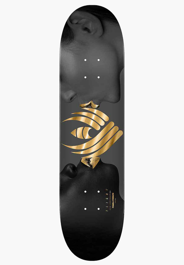 Flight Shape 309 K26-Kiss charcoal/gold-foil Vorderansicht