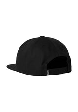 Box Logo Snapback black-black Rueckenansicht