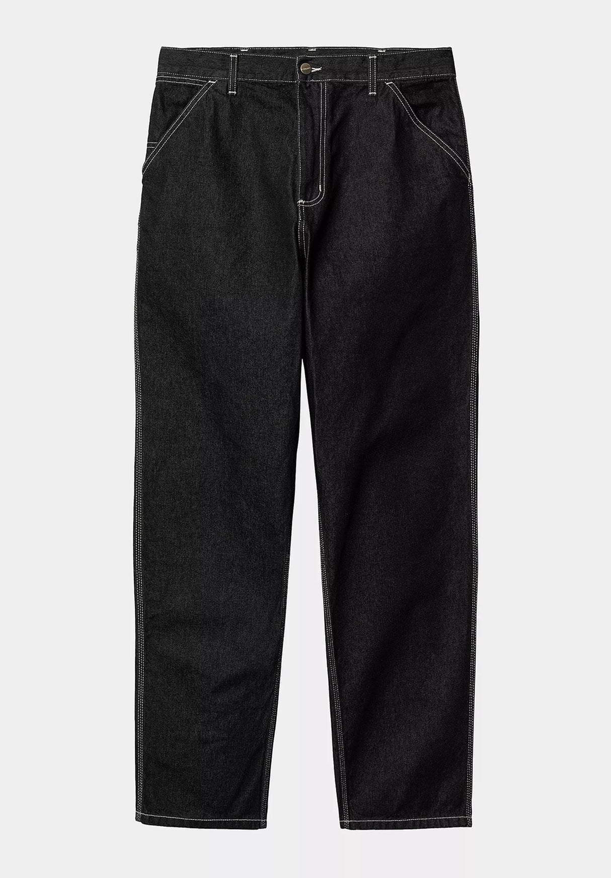 Simple Pant blackonewash Vorderansicht