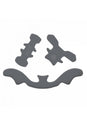All Terrain Helmet Pad Kit HS cement grey Vorderansicht