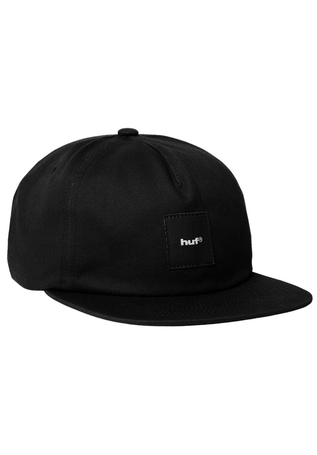 Box Logo Snapback black-black Vorderansicht