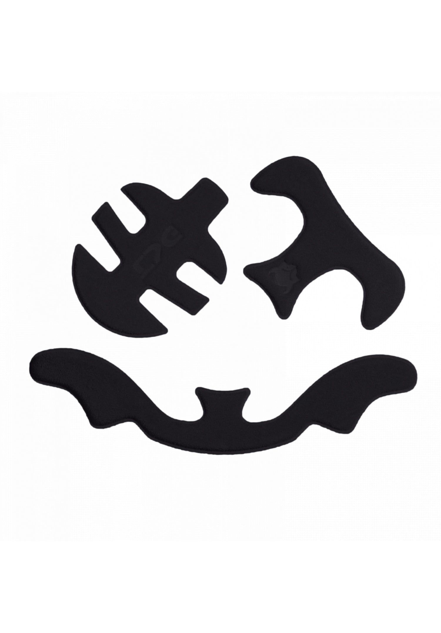 Adult Helmet Pad Kit HS Asian Fit black Vorderansicht Zoom Image