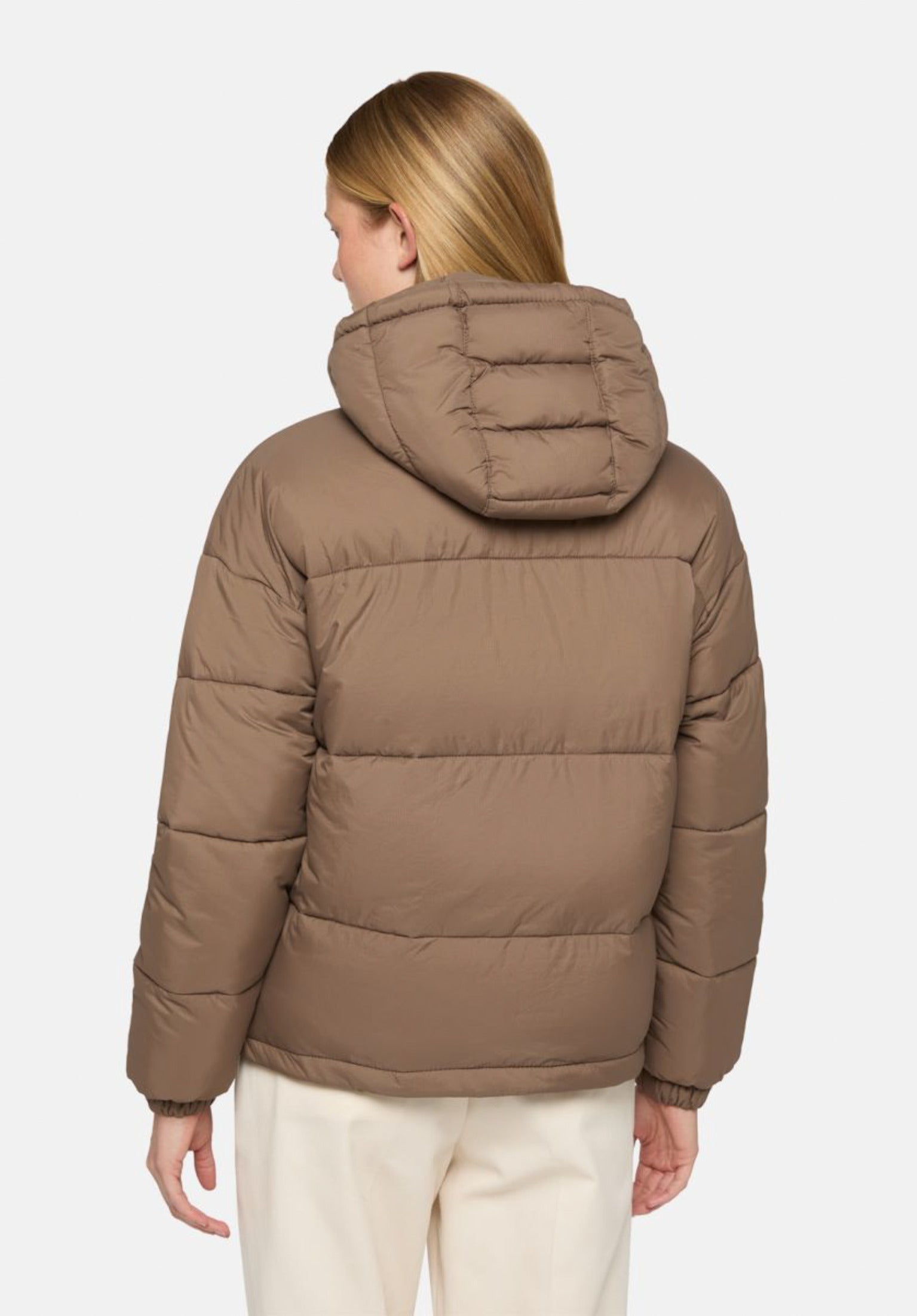 Alatna Oversized Puffer Dickies Winter Jackets in mushroom for