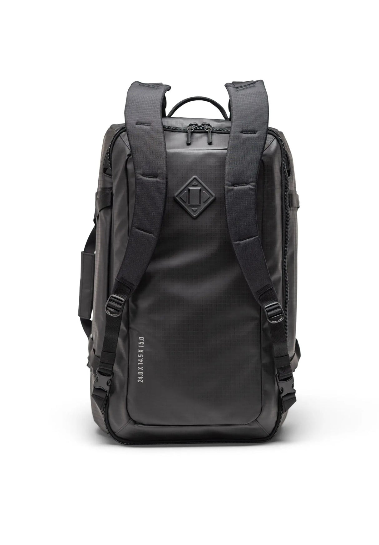 All Season Duffle 66 L black Rueckenansicht