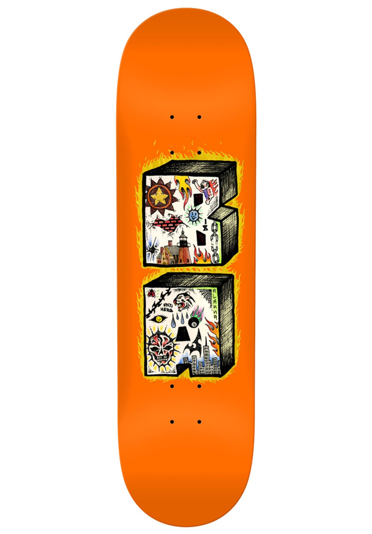 Anderson Stacked orange Vorderansicht