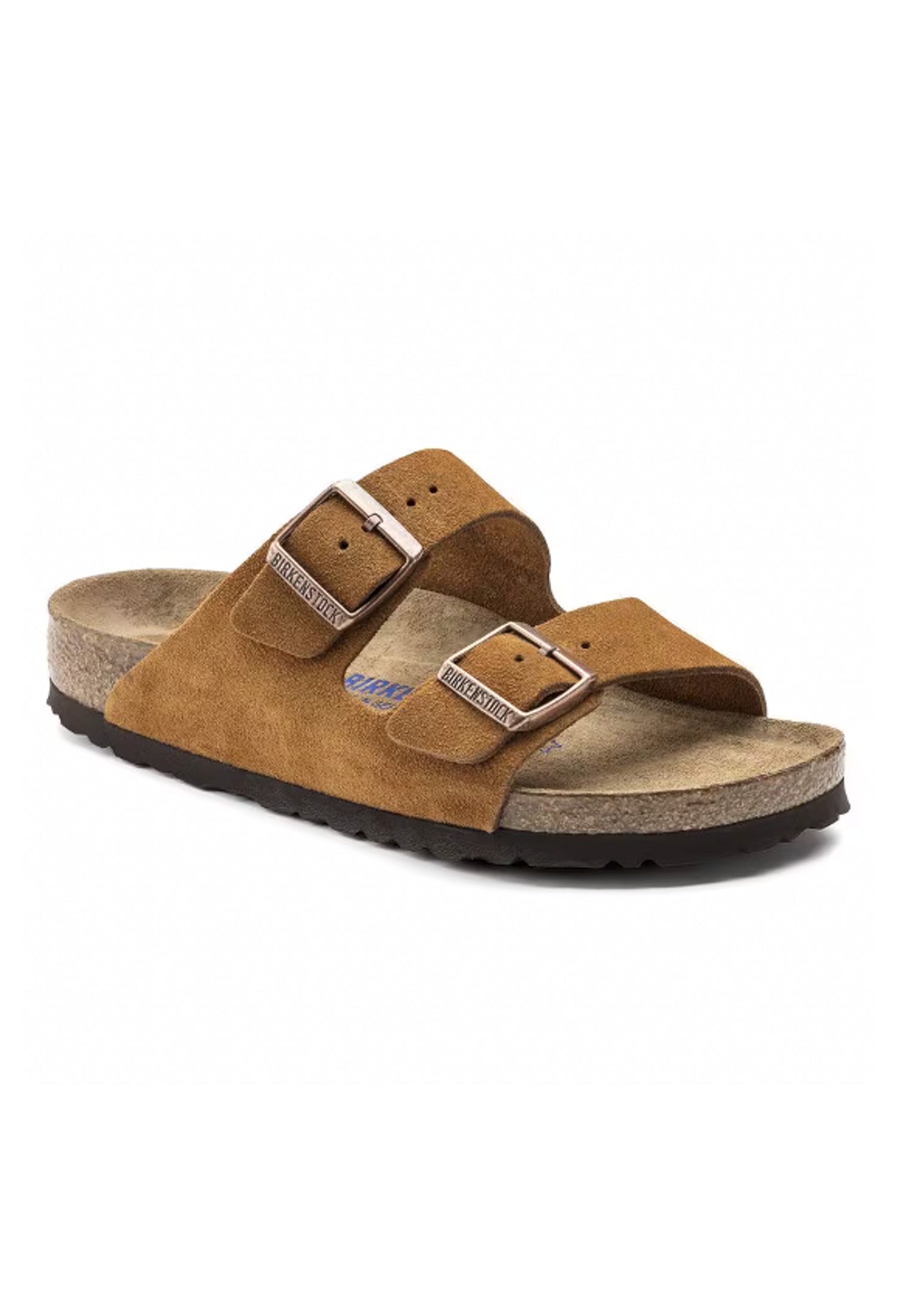 Arizona Soft Footbed Suede Narrow brown Vorderansicht Zoom Image