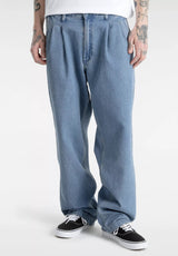Authentic Chino Loose Pant stonewash-blue Vorderansicht