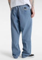 Authentic Chino Loose Tprd Pltd Dm Pant stonewash-blue Rueckenansicht