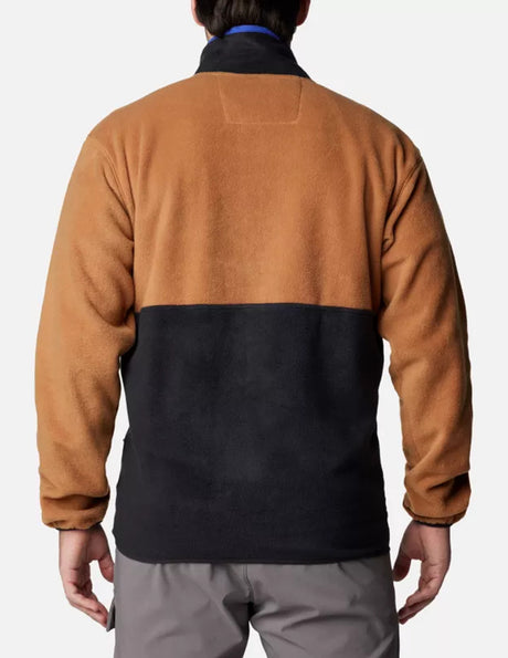 Backbowl II Full Zip Fleece camelbrown-black Rueckenansicht