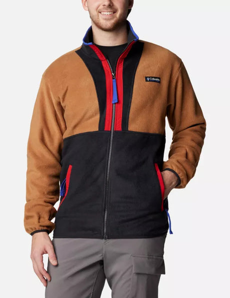 Backbowl II Full Zip Fleece camelbrown-black Vorderansicht