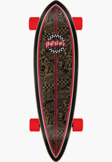 Banner Check Route Pintail black-red-gold Rueckenansicht