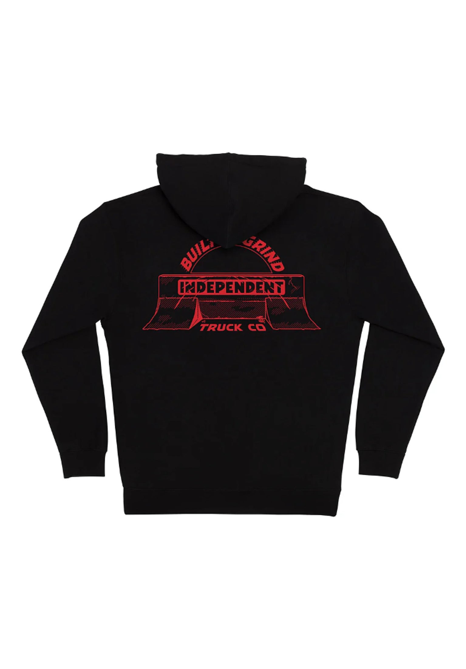 Bar-rier heavyweight Independent Zip-Hoodie in black for men – TITUS