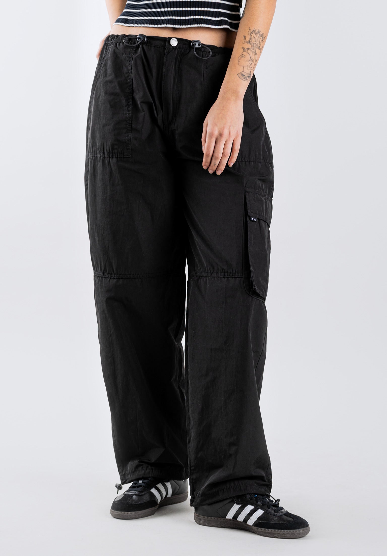 Baran TITUS Chino- / Cloth pants in black for women