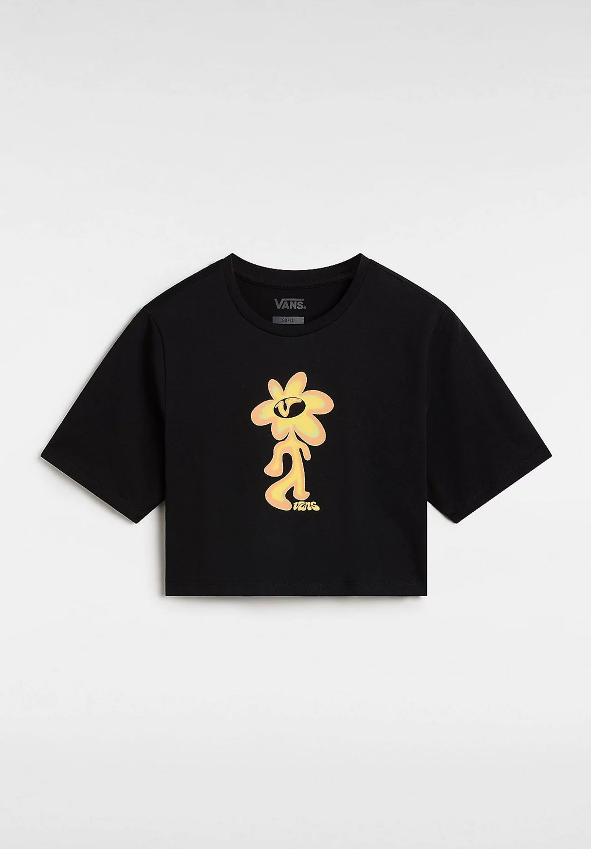 Bloom Head Crew Crop II black Vorderansicht