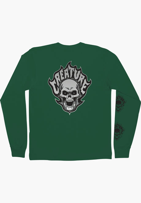 Bonehead Flame Midweight darkgreen Rueckenansicht