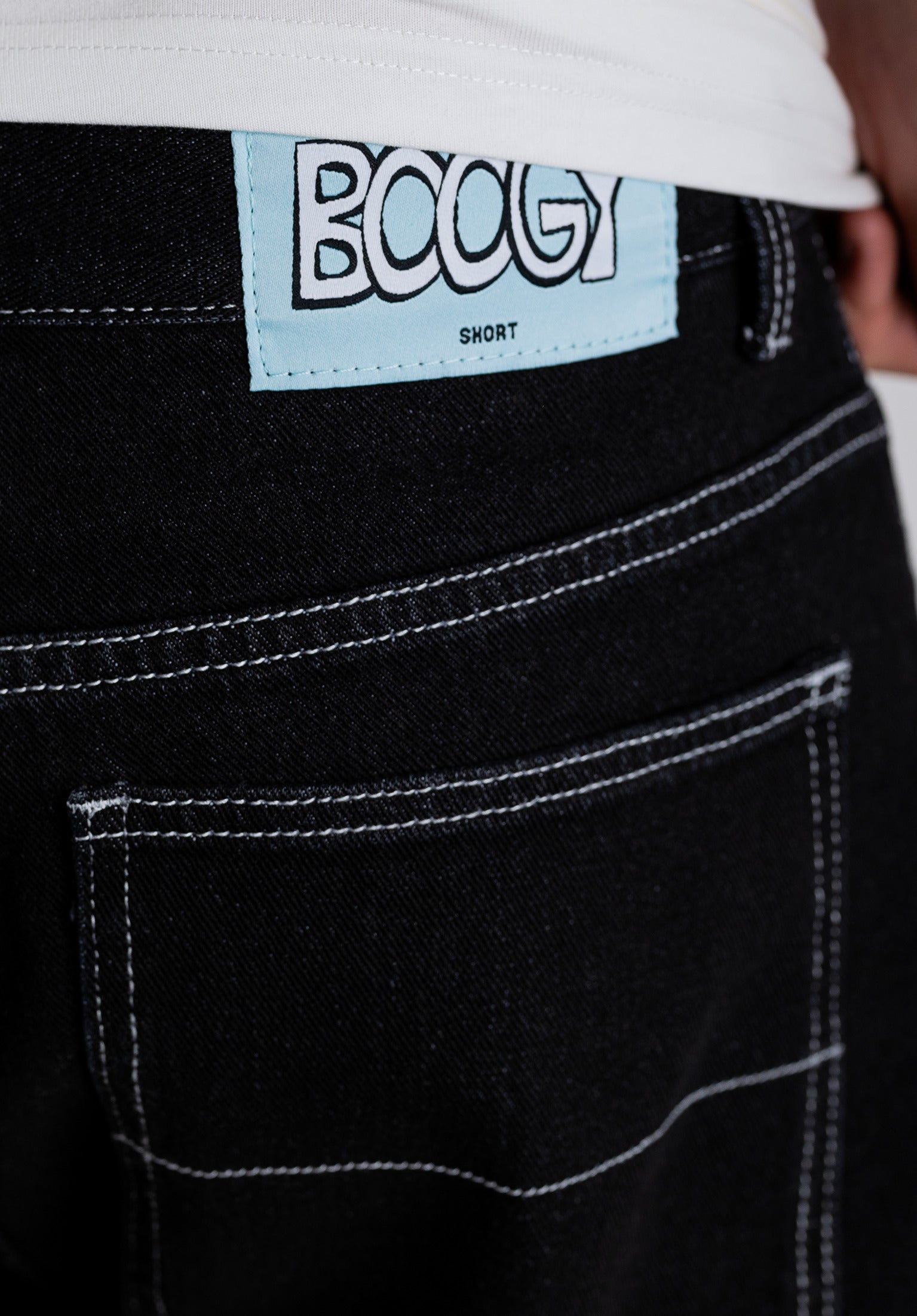 Boogy Short TITUS Jeans-Short in blackdenim for men