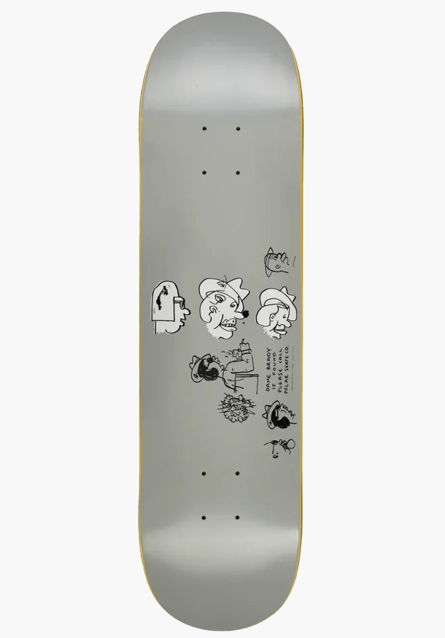 Brady Mia Polar Skate Co Planche en grey – TITUS