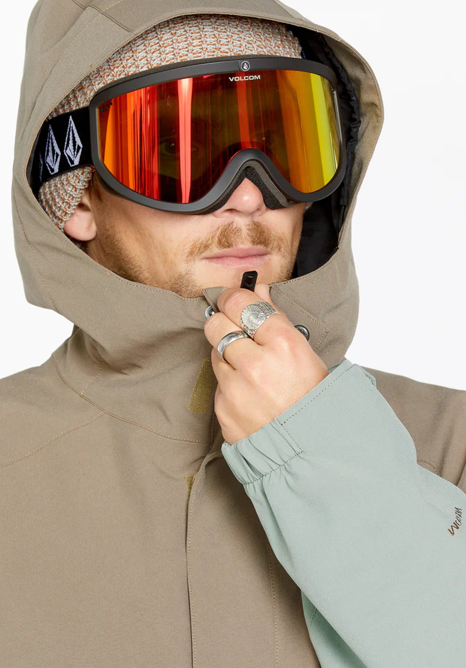 Brighton Full Zip Volcom Winter Jackets in agave for men – TITUS