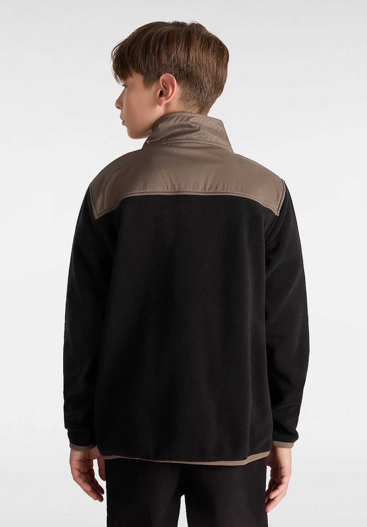 By Ranford Polar Fleece HZ Vans Hoodie in black-bungee-cord for