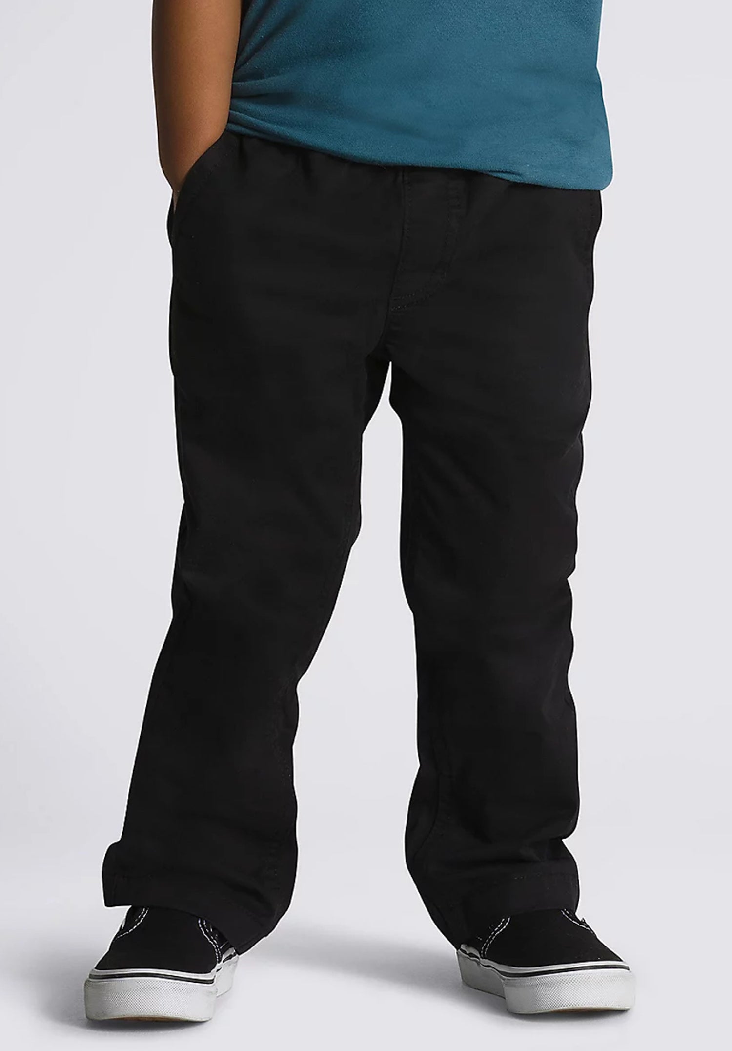 By Range Elastic Waist Pant Kids black Vorderansicht Zoom Image