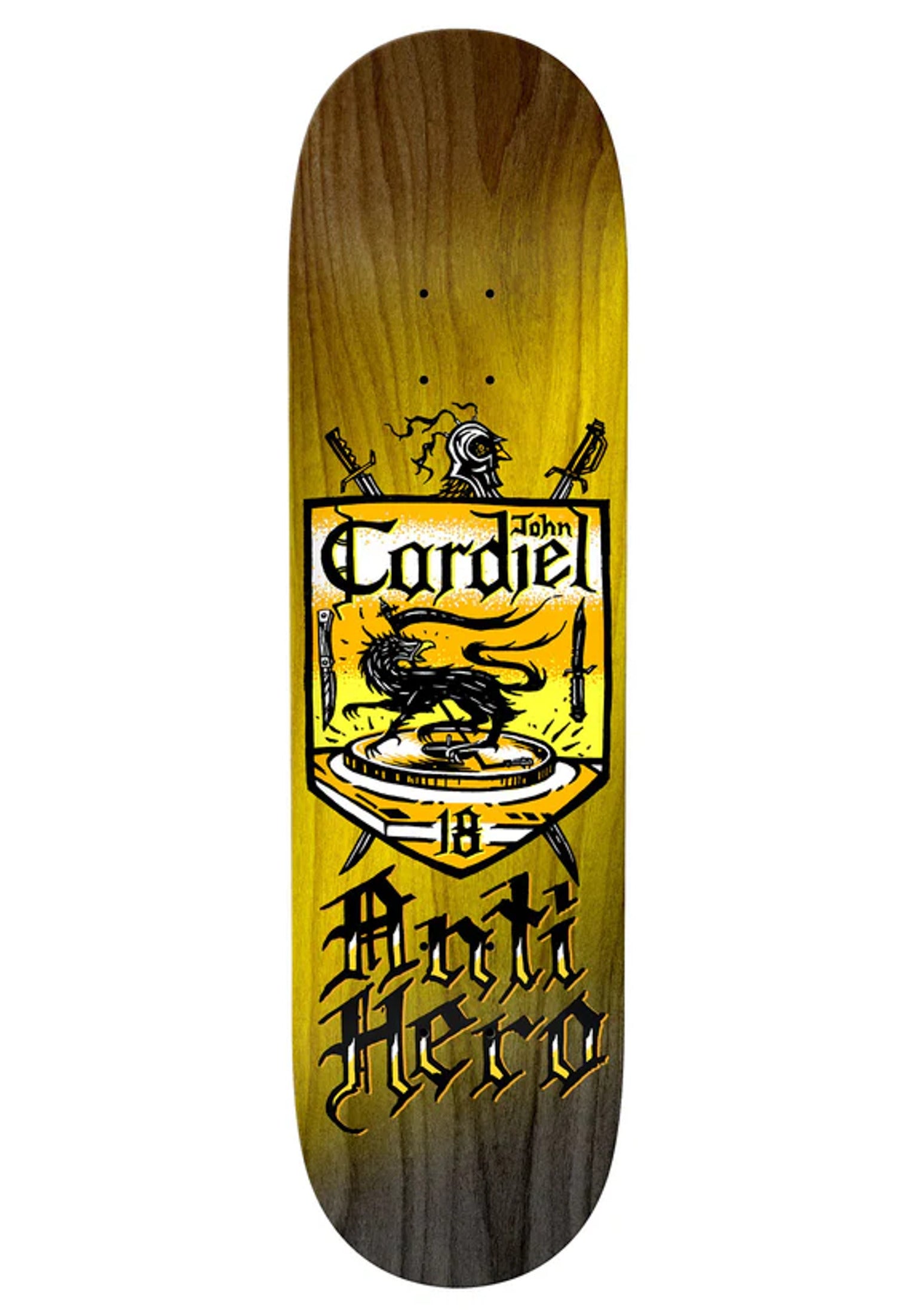 ANTI HERO Cardiel 8.25 スケートボード コンプリート Cardiel Coat Of Arms Anti Hero Deck in assorted – TITUS