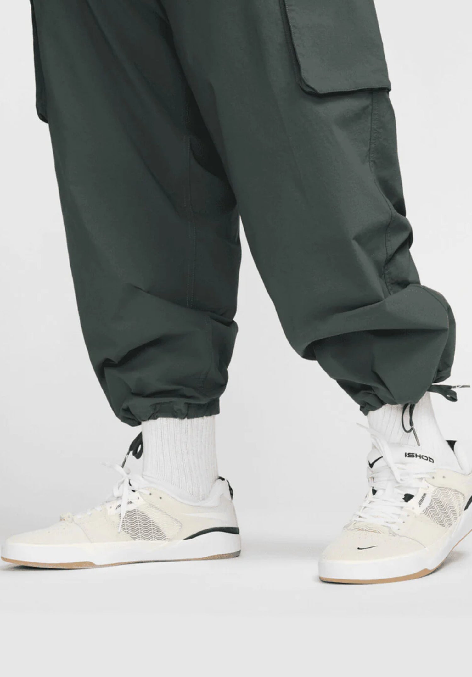 Cargo Pant vintagegreen-white Seitenansicht Zoom Image