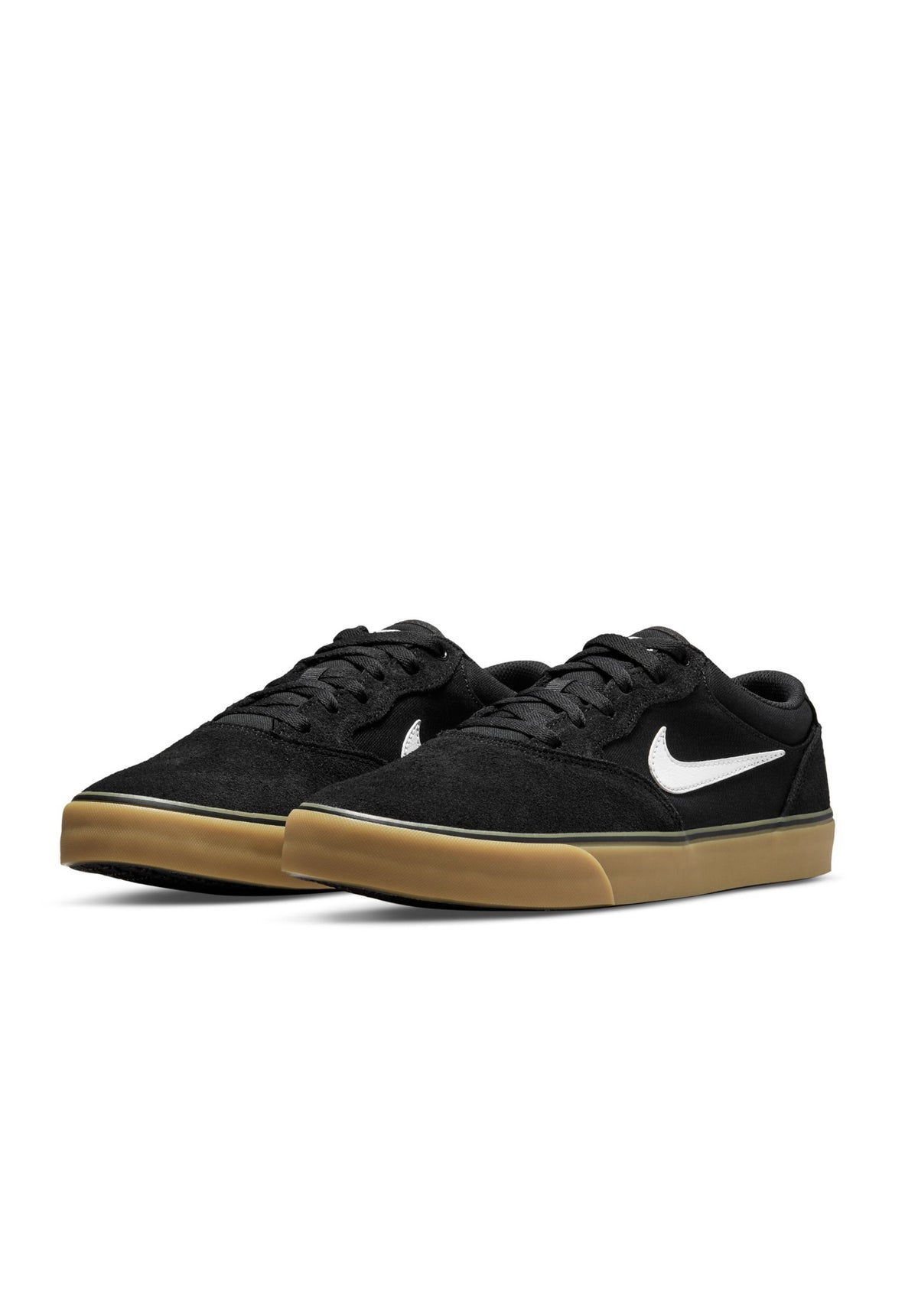 Chron Rear Chron 2 Nike SB Womens Shoes in black-white-black-gumlightbrown for ...