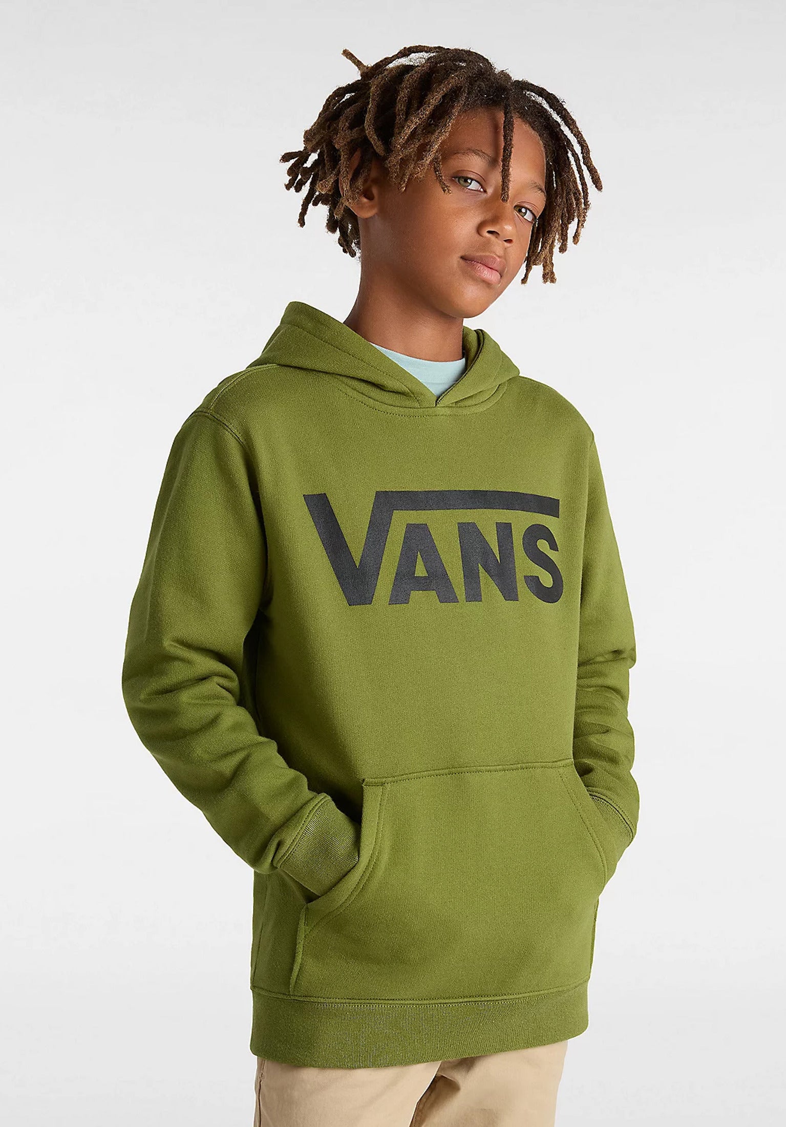 Vans Outlet Vans Sudadera Verde Sudadera Vans Core Basic Para