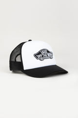 Classic Patch Curved Bill Trucker black-white Vorderansicht