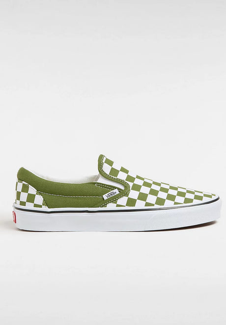 Classic Slip-On colortheory-checkerboard-pesto Vorderansicht