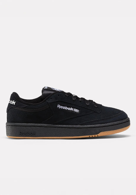 Club C 85 coreblack-black-white-gum Vorderansicht