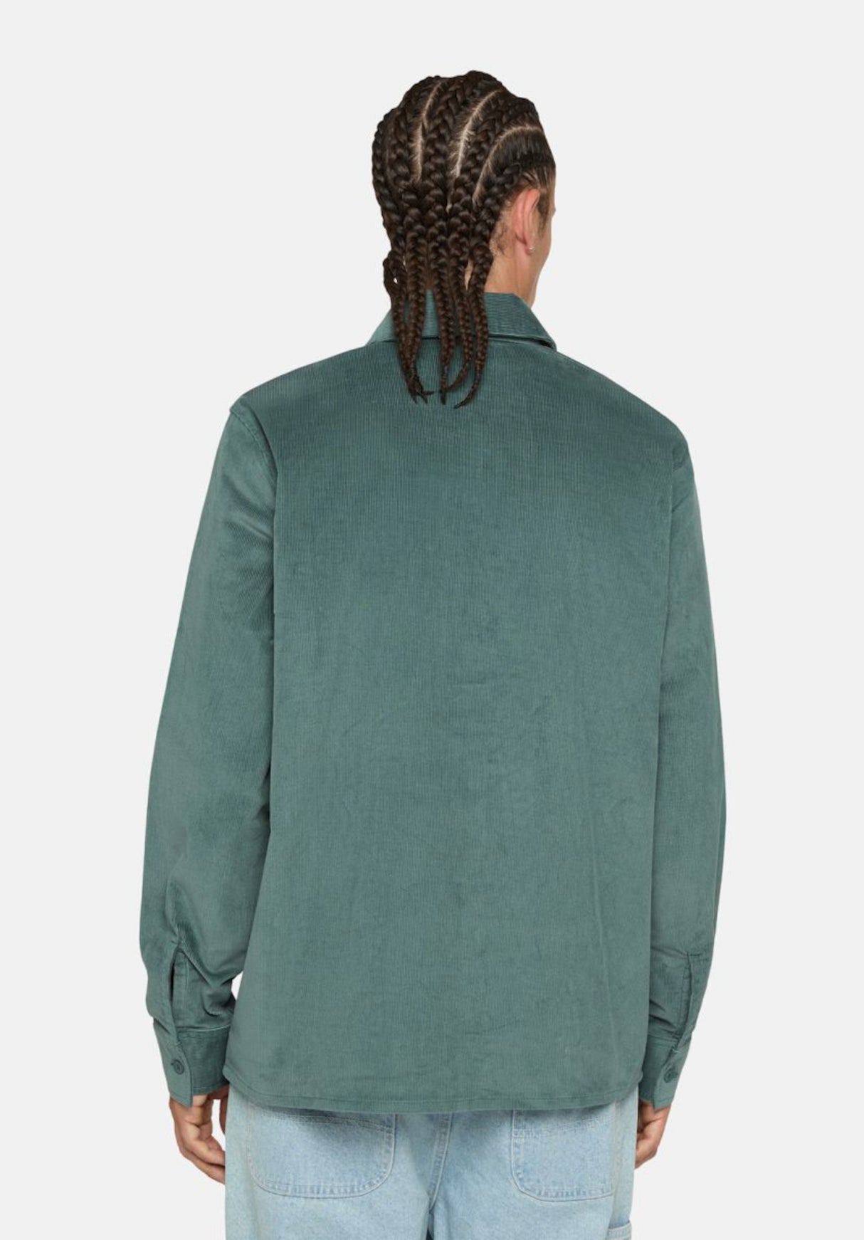 Corduroy Shirt lincolngreen Rueckenansicht
