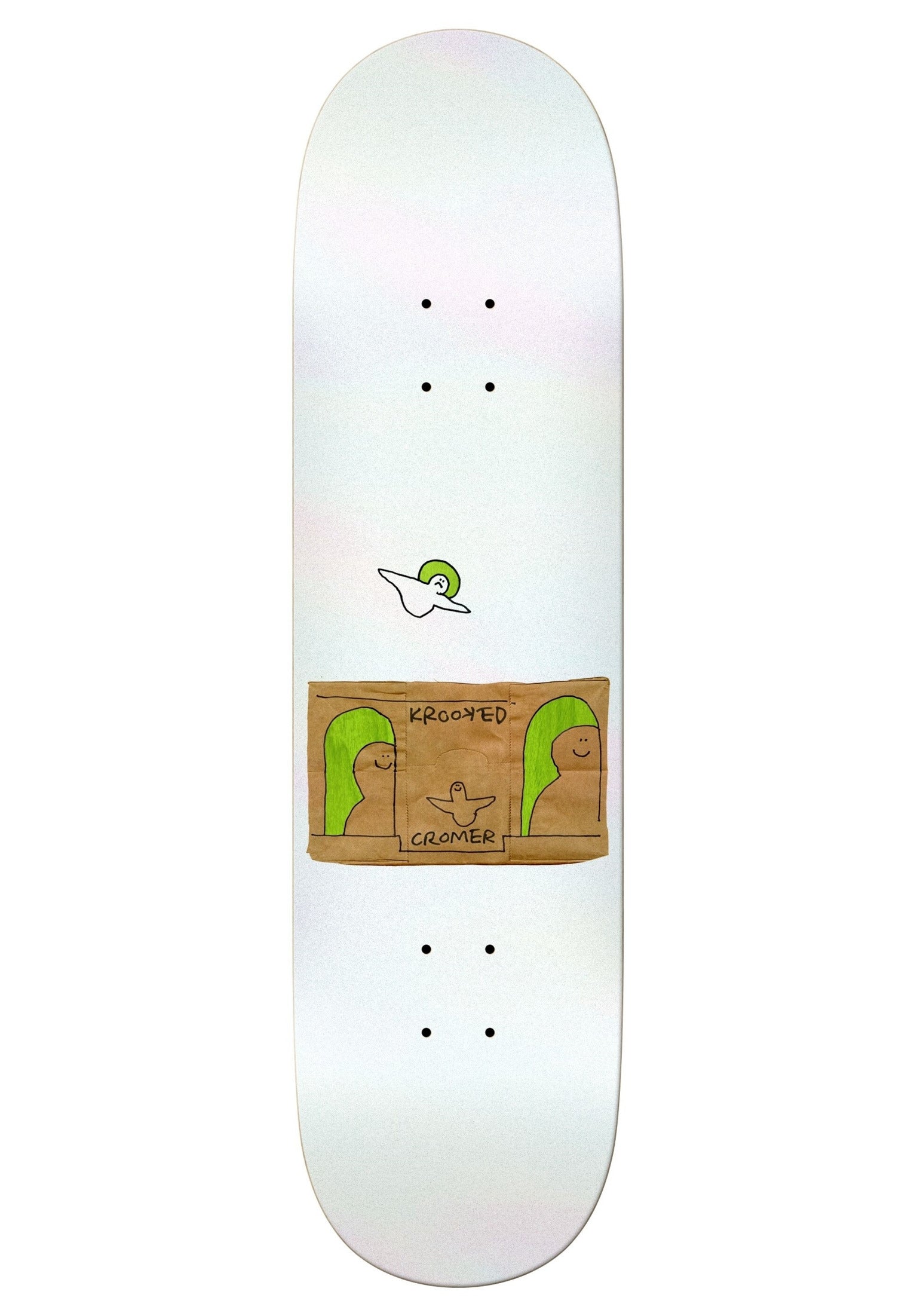 Krooked Skateboards Bobby Worrest Styx Twin Tail Skateboard