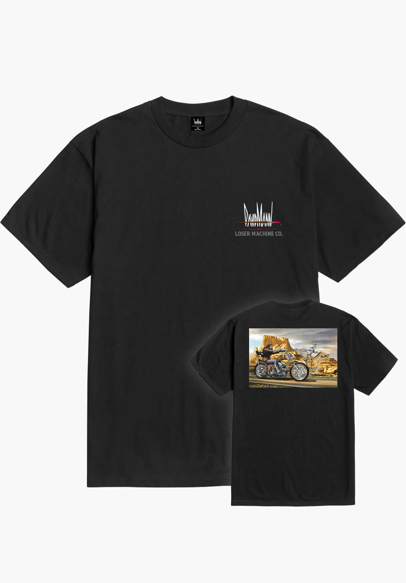 ★DANDEL★ DD lost wifi tee BLACK summoning-shadows-edge-frayed-