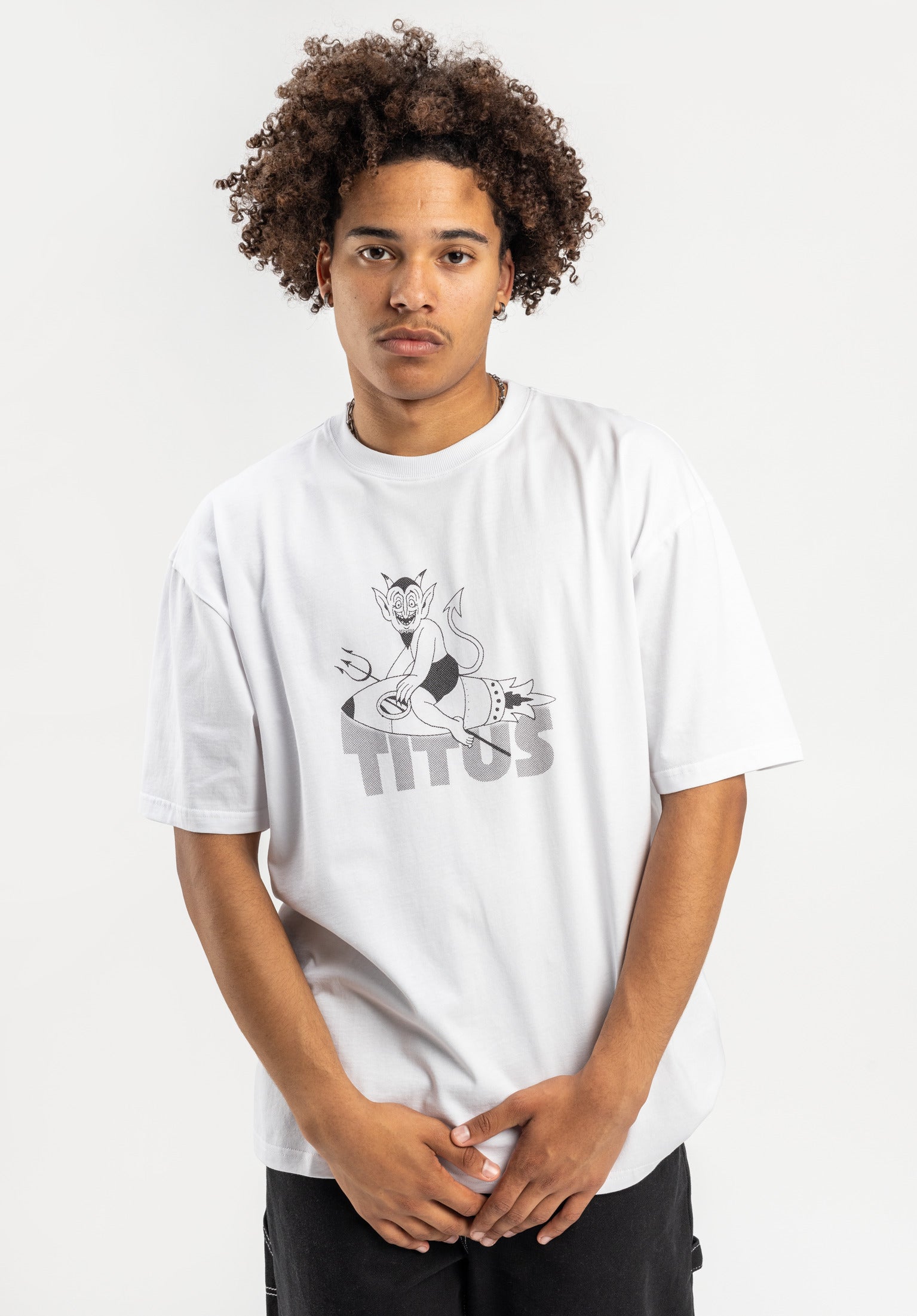 【WHITE】<ASTRAET>テンジクxシフォン レイヤード Tシャツ ASTRAET＞テンジクxシフォン レイヤード Tシャツ