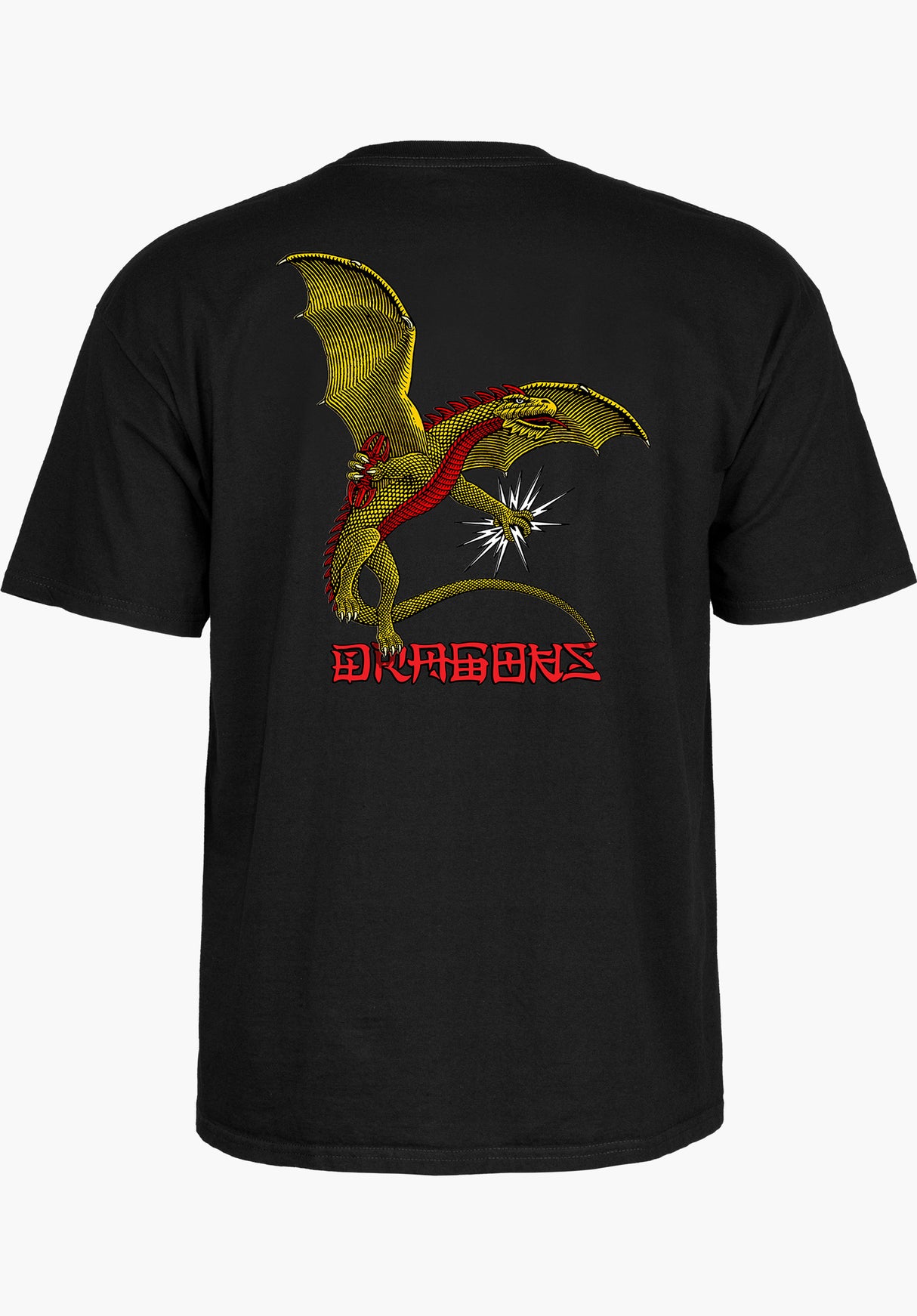 Dragons Logo no color Rueckenansicht