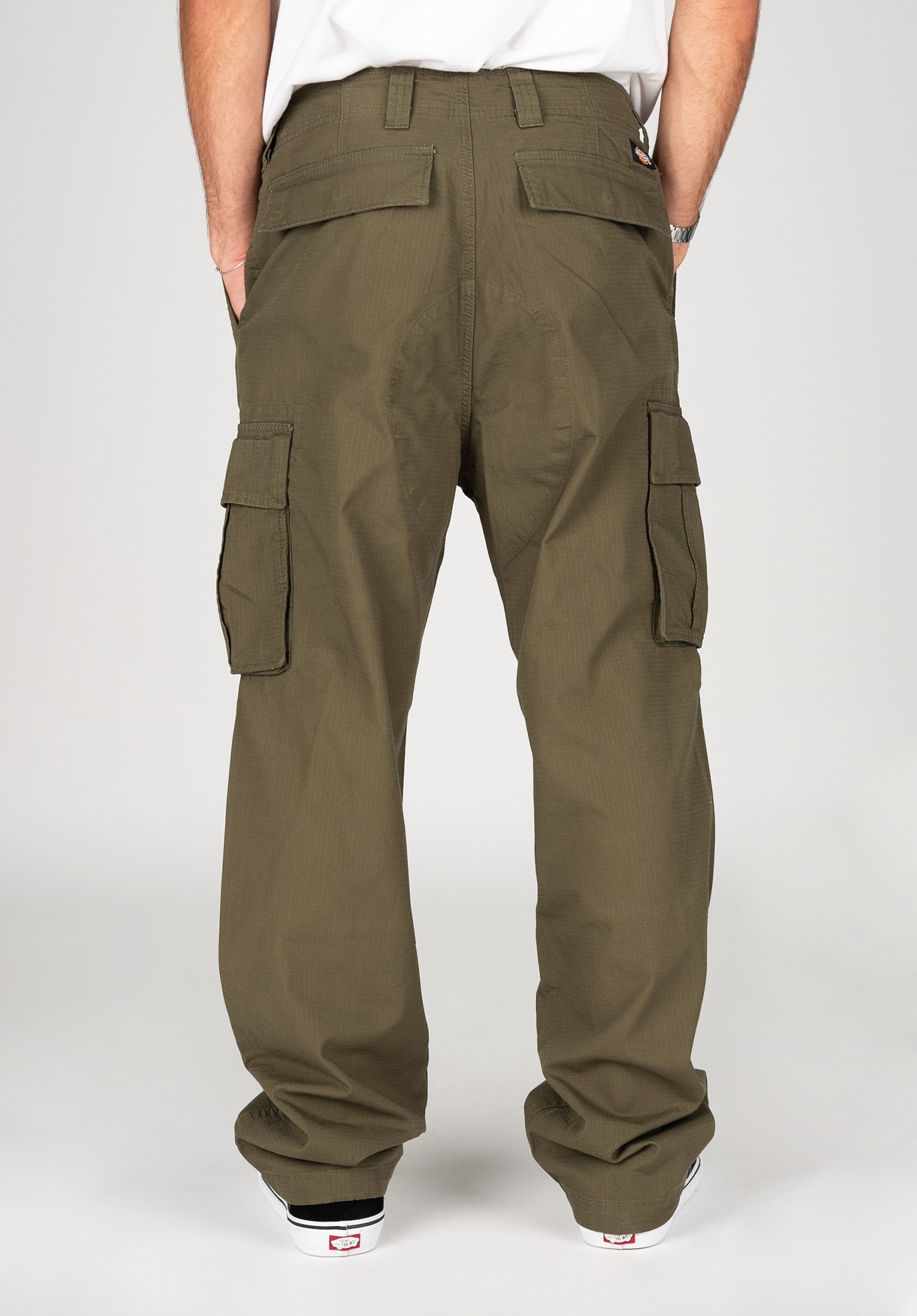 Dickies Pantaloni Cargo Uomo In Twill Elasticizzato - Vestibilità Regolare, 48W X 32L