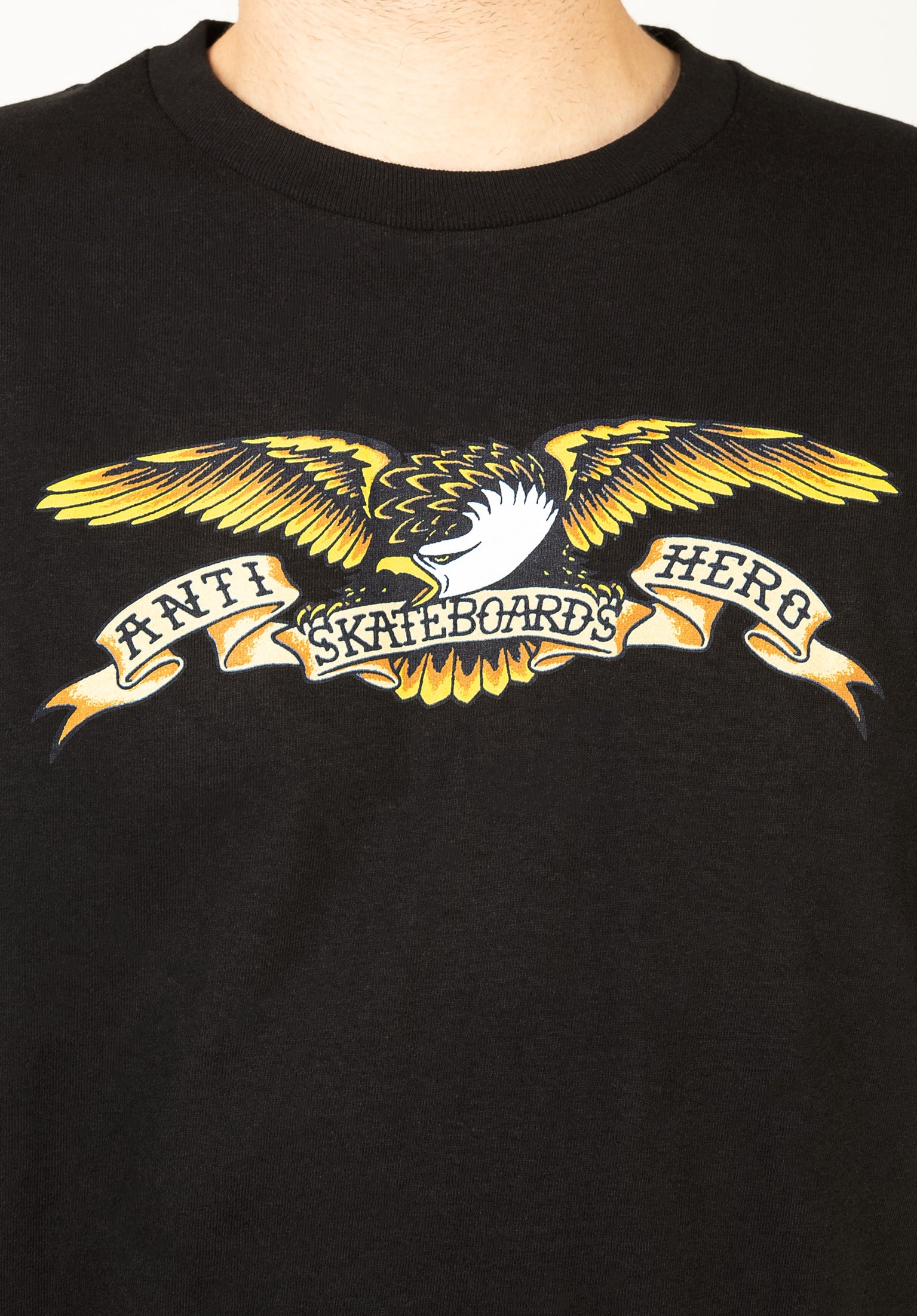Eagle Anti Hero T-Shirt in black-multicolored for men – TITUS