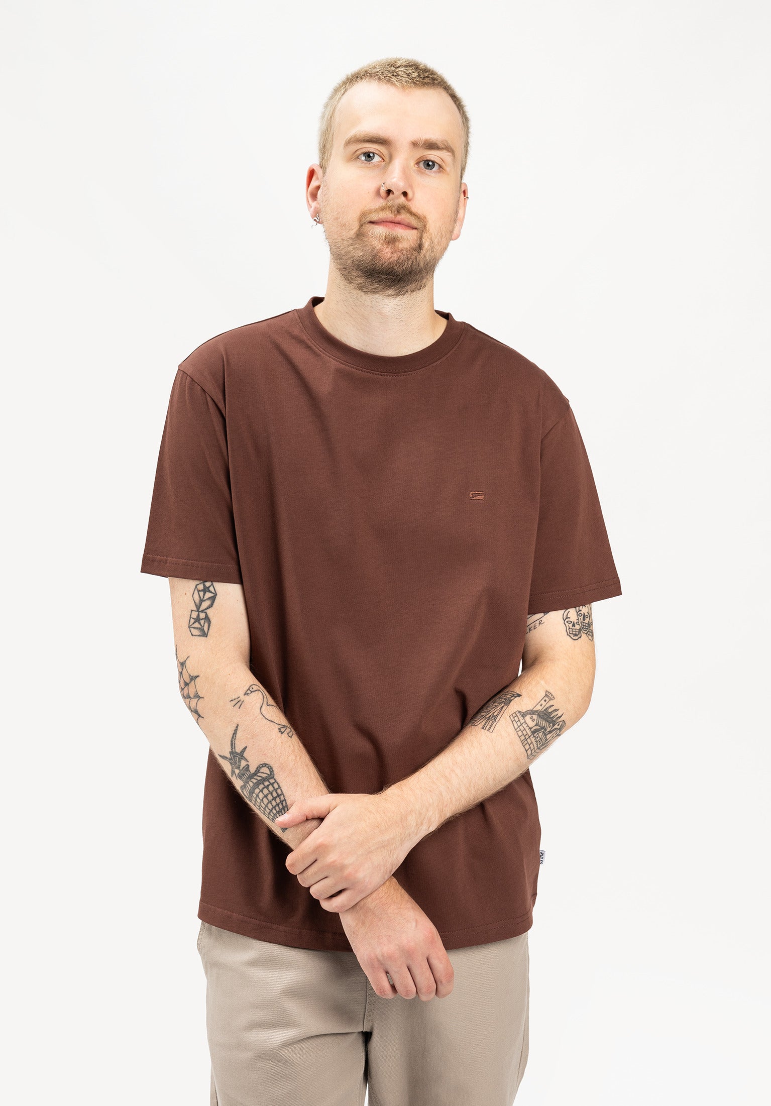 Easy Tee Rules T-Shirt in coffee for men – TITUS