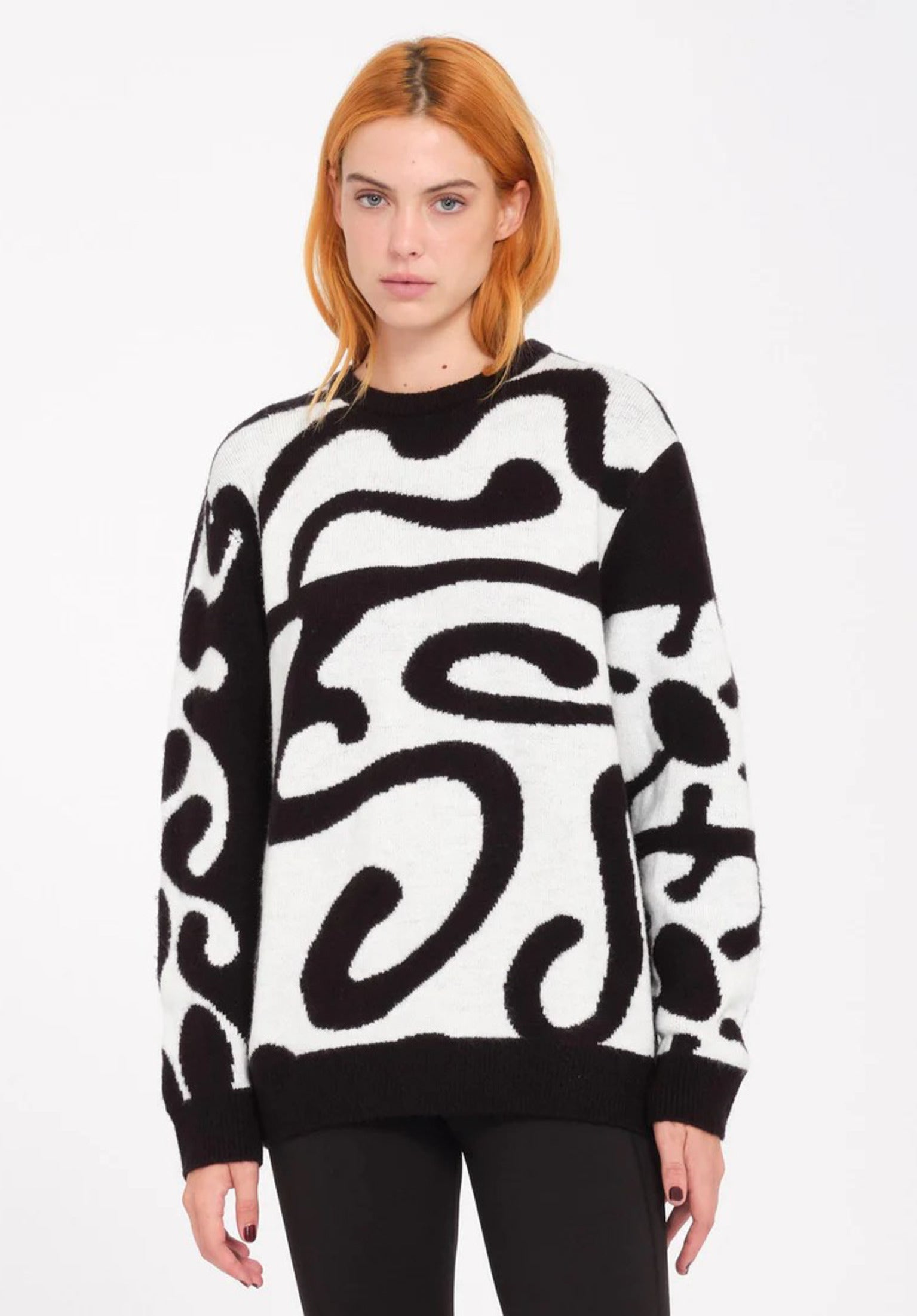 Volcom black sweater hotsell