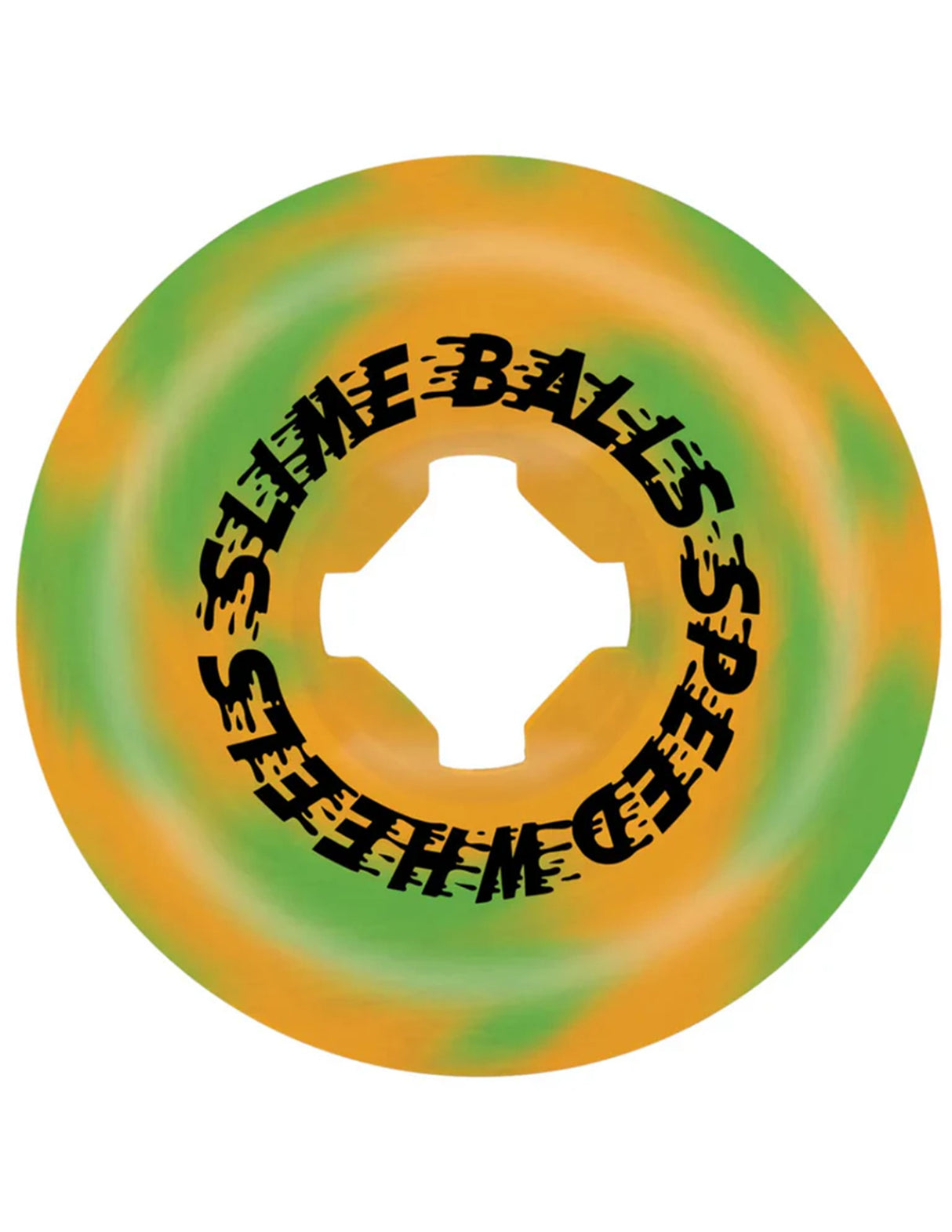 Face Melter Trip Balls Swirl 99A green-orange Rueckenansicht
