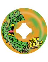Face Melter Trip Balls Swirl 99A green-orange Vorderansicht