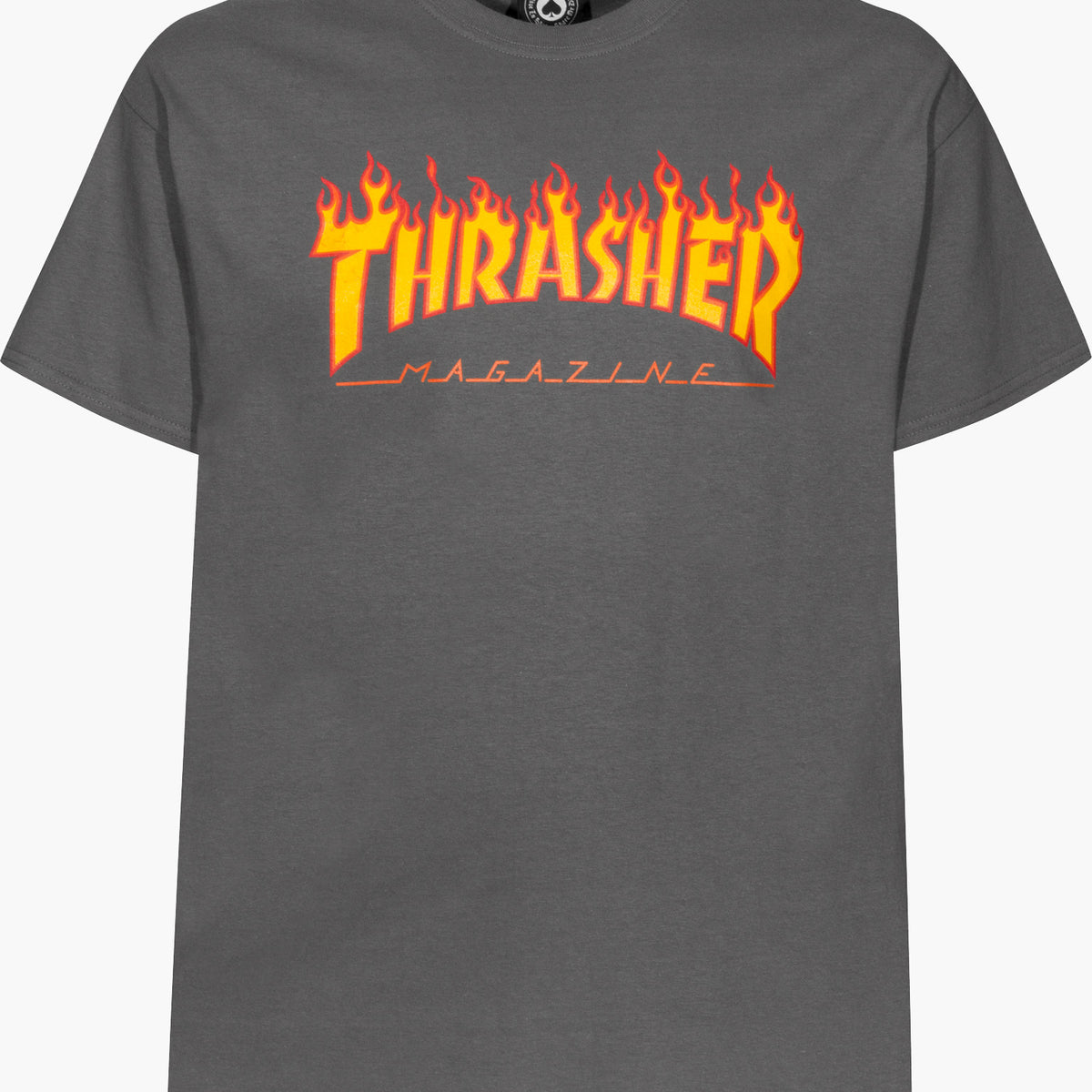 Camiseta Blanca Hombre Camiseta Thrasher Flame Para Hombre