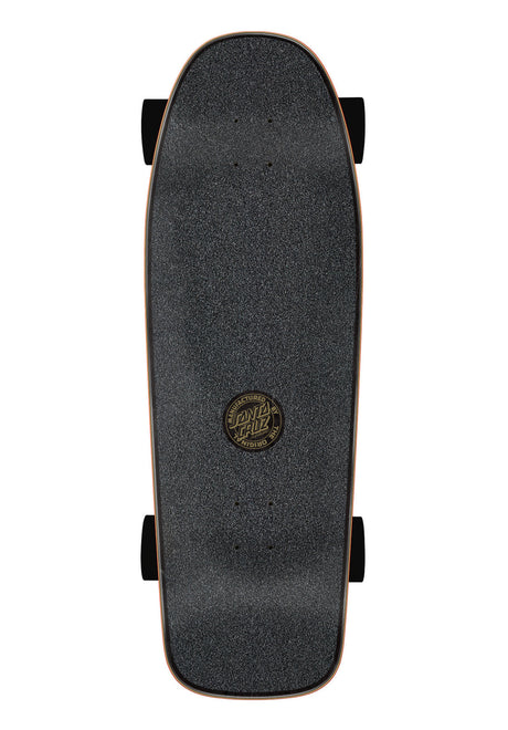 Flame Dot Route Carver Surf Skate black-flames Rueckenansicht
