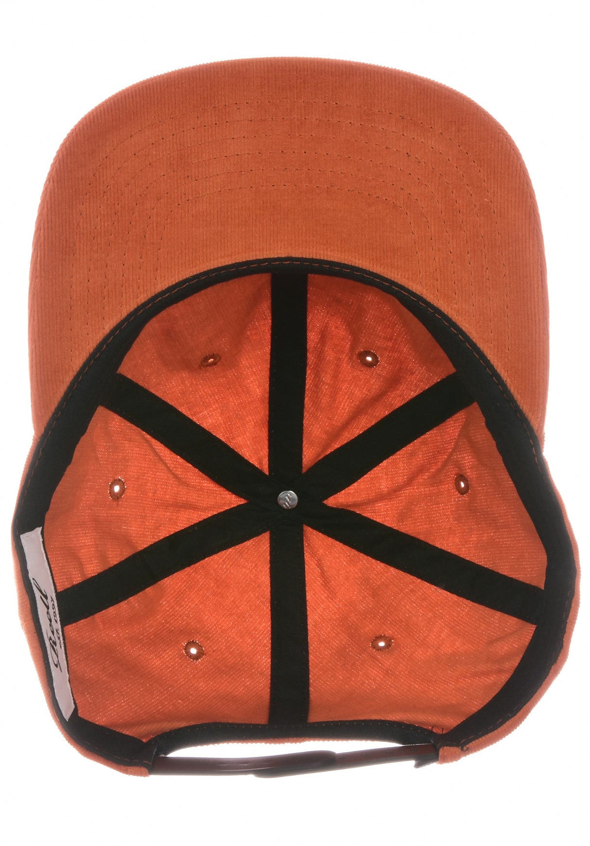 Flat 6 Panel orange-ribcord Oberansicht
