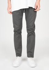 Flex Tapered Chino vulcangrey Vorderansicht