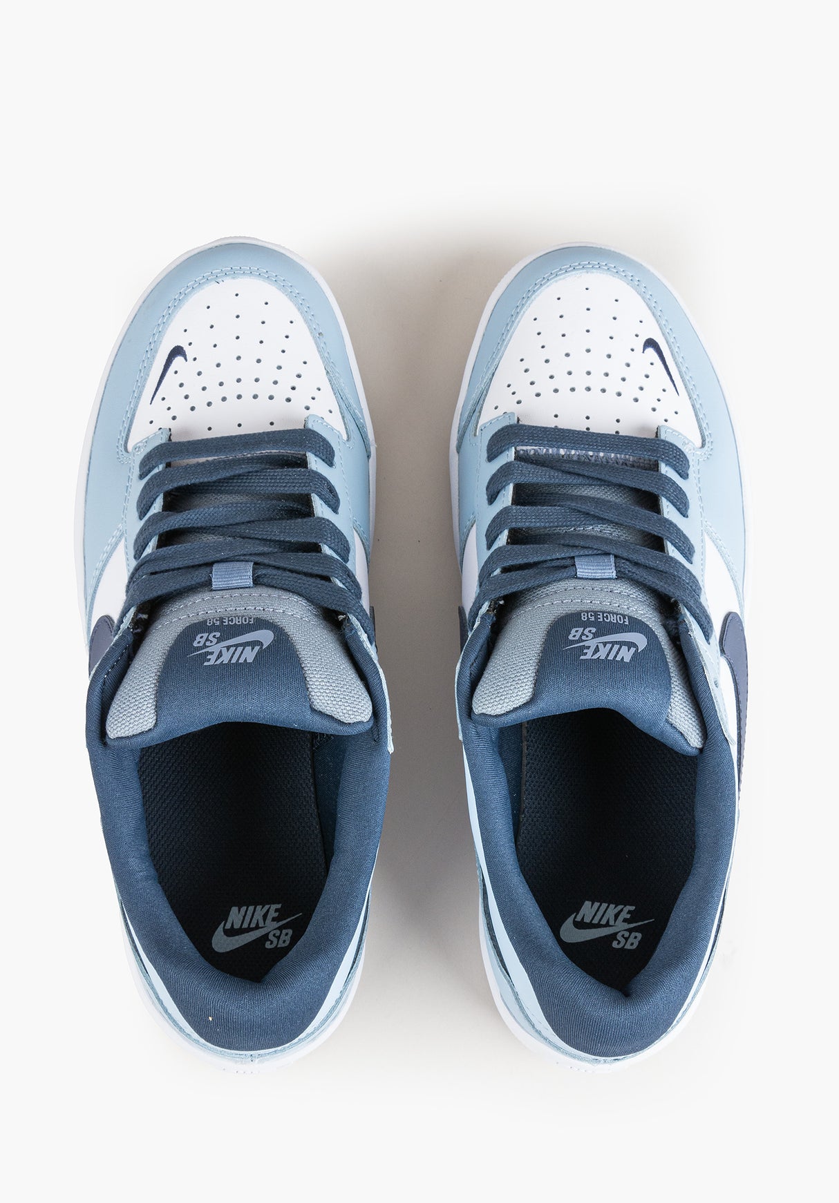 Force 58 Premium Leather white-thunderblue-white-ashenslate Closeup2