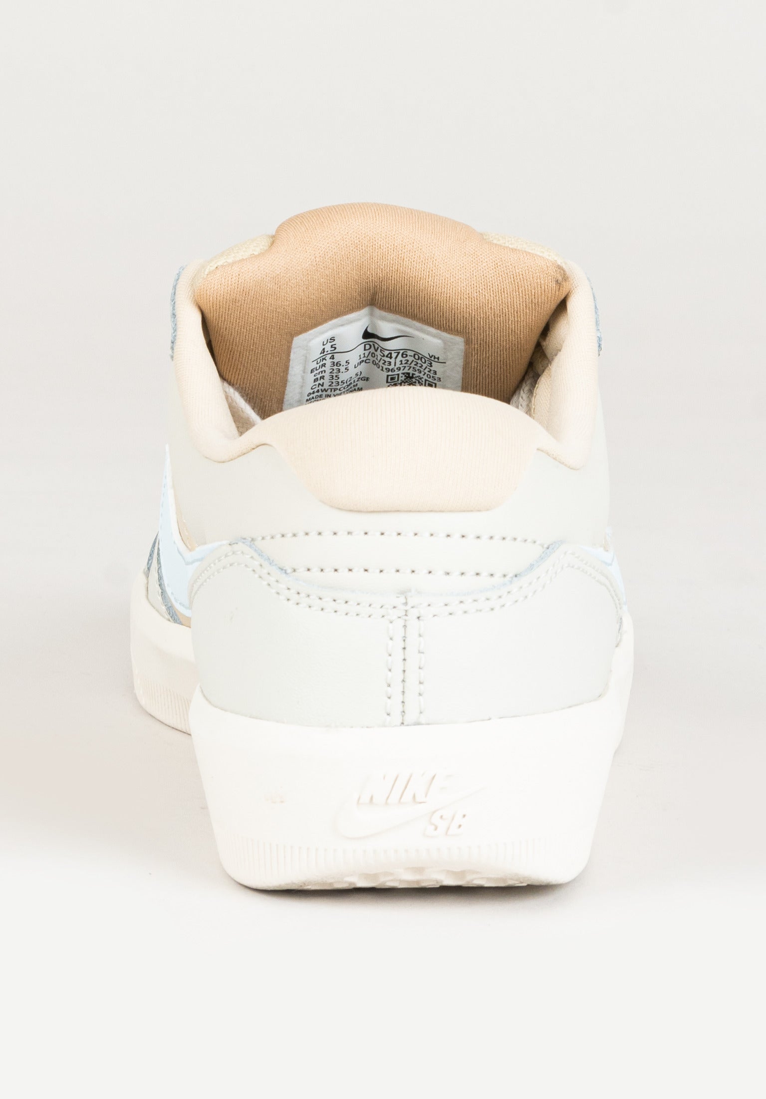 Force 58 Premium Nike SB Womens Shoes in lightbone-glacierblue